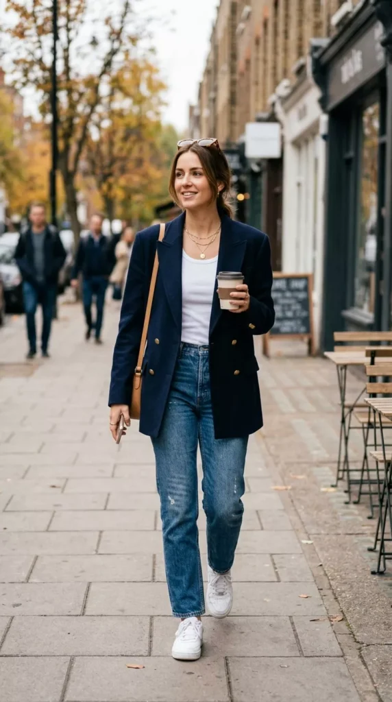 Blazer Over a Tank Top