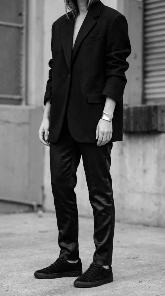 Monochrome Black With Texture Play