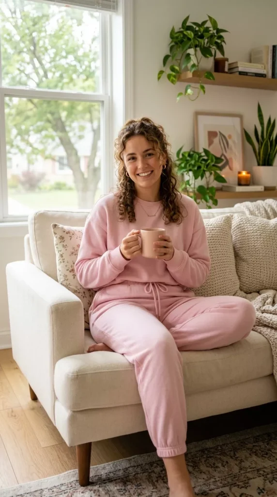 Pastel Pink Matching Set