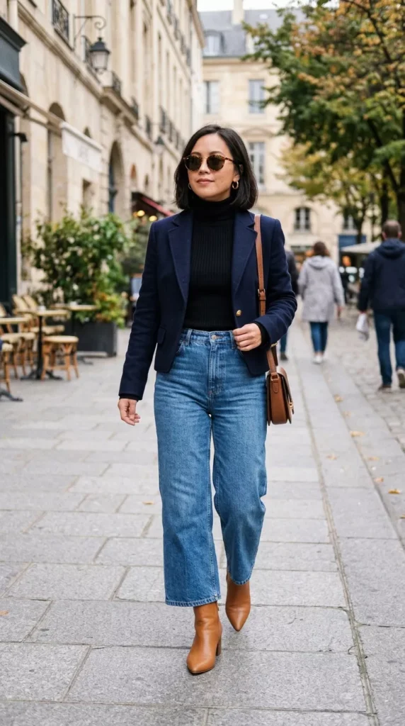 Ankle-Length Mom Jeans for a Relaxed, Casual Weekend