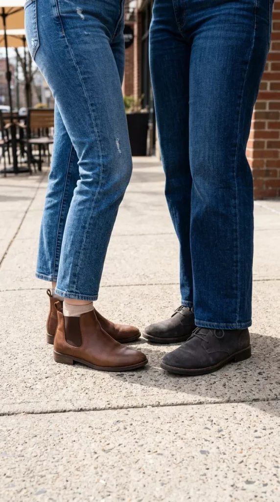 Checking Boot Height Against Your Jeans