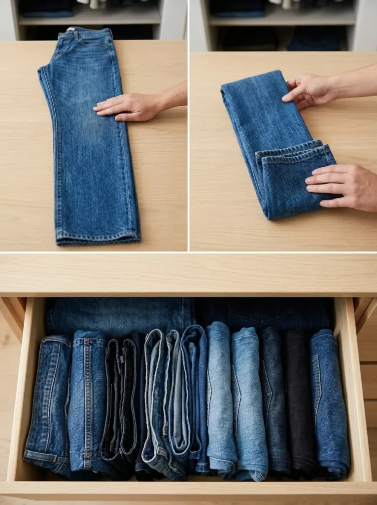  Fold into a compact shape that stands