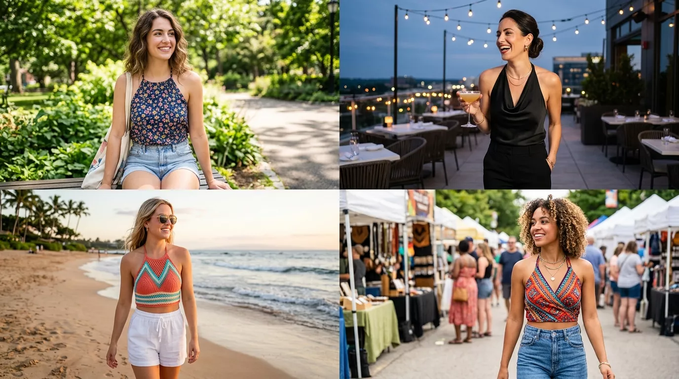 How To Style Halter Tops For Any Occasion