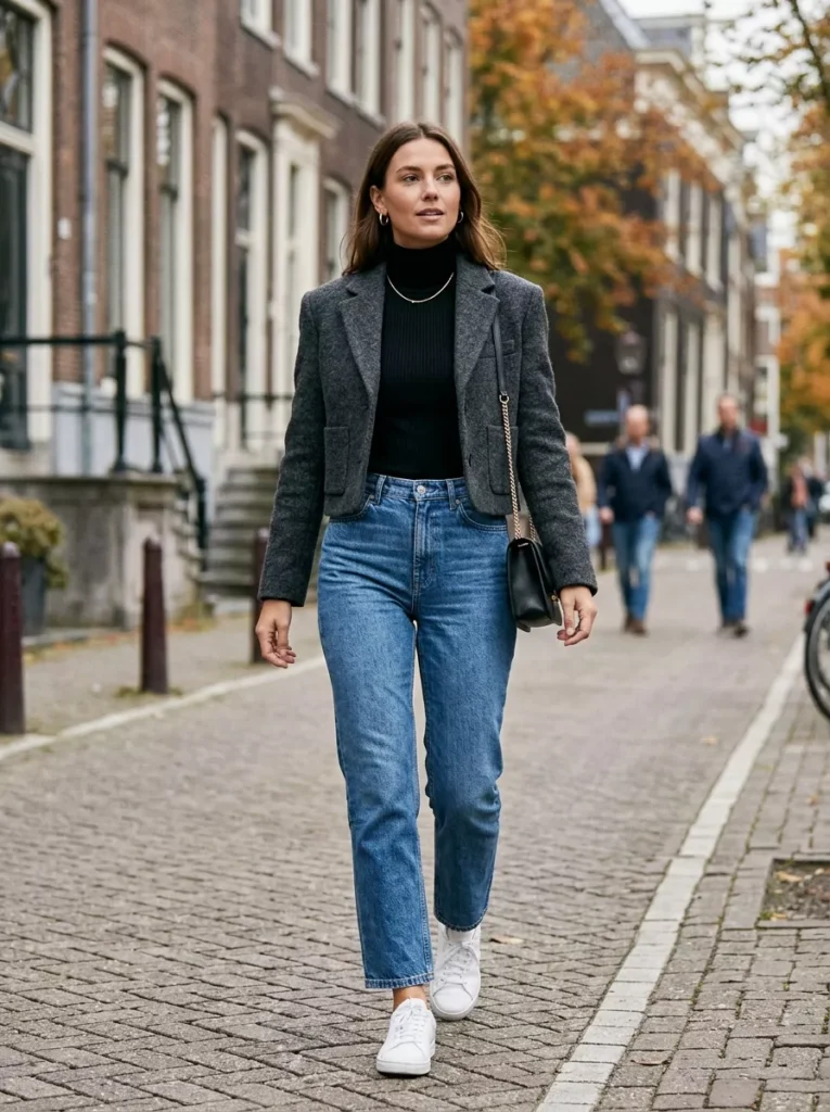 Layer thoughtfully—outerwear and final touches