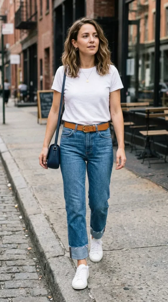Raw-Hem Jeans for Casual Edge Without Looking Messy