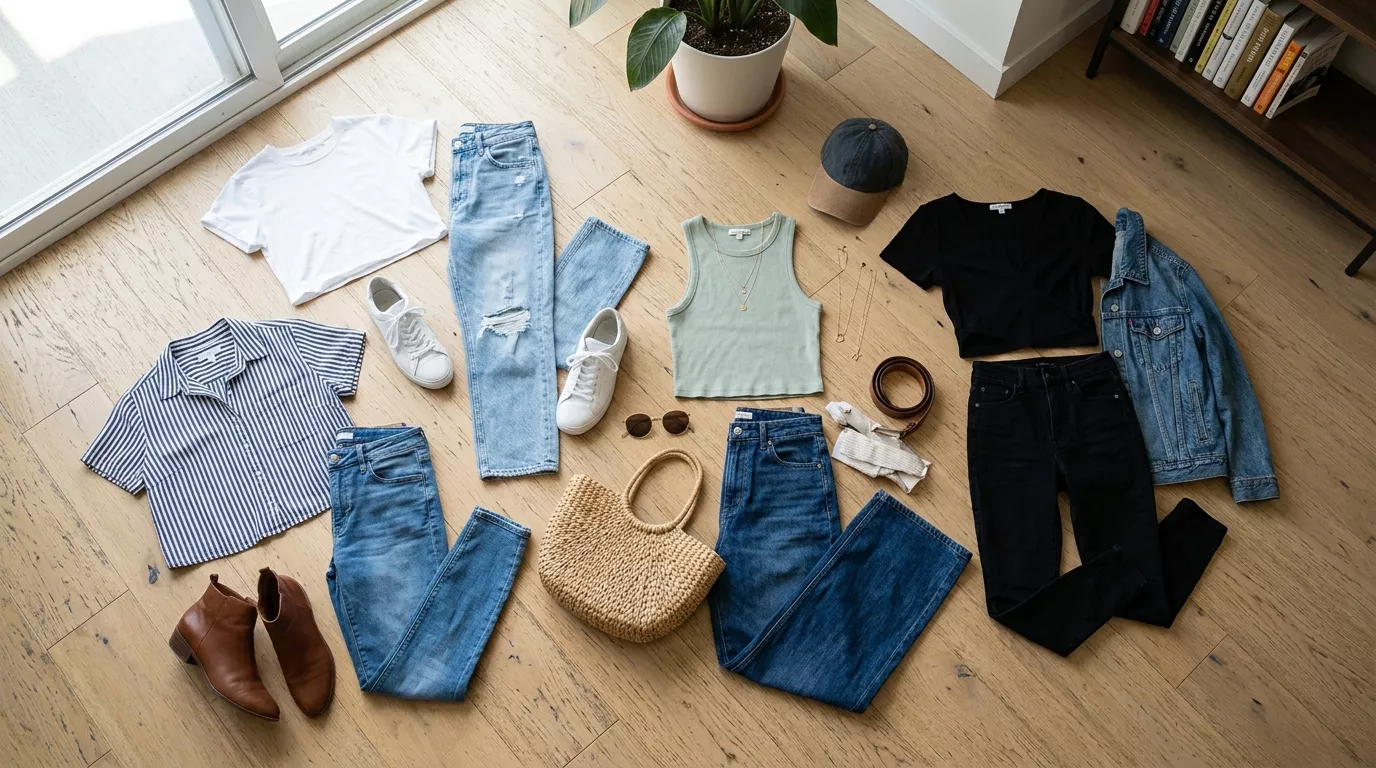 Short Cotton Tops For Jeans