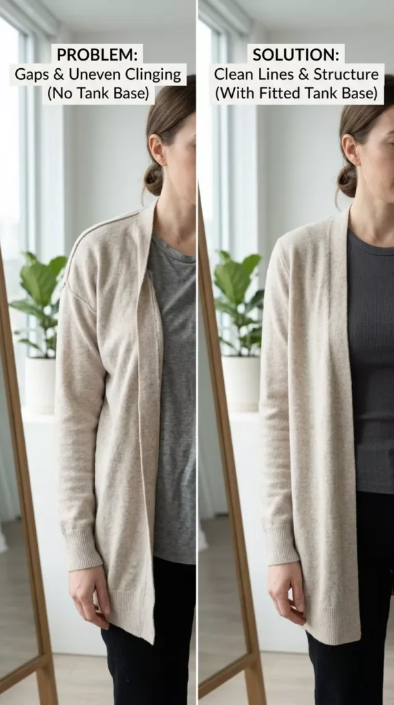 Start with a close base layer