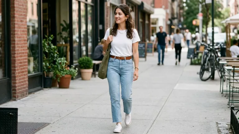 high waisted jeans
